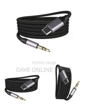 USB-C to 3.5mm Braided Audio Cable