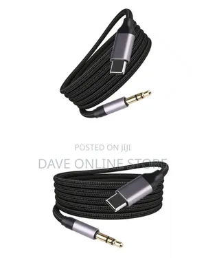 USB-C to 3.5mm Braided Audio Cable