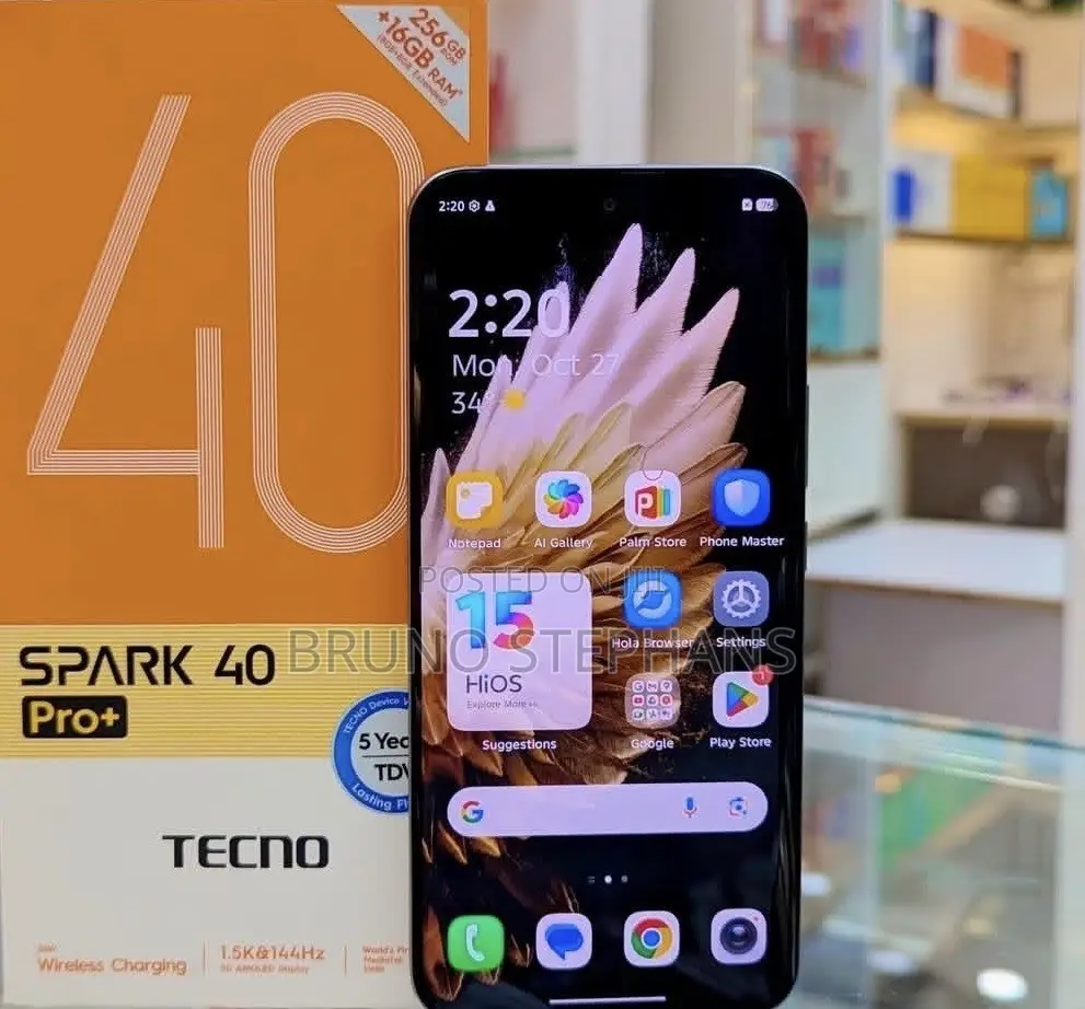 New Tecno Spark 40 Pro+ 256 GB Silver