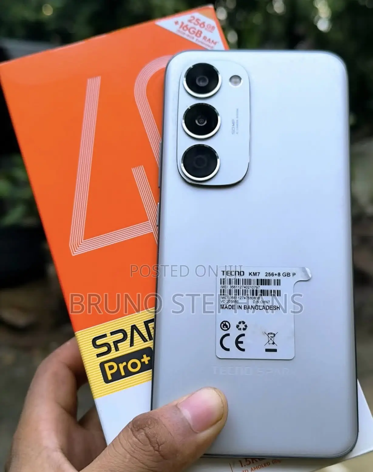 New Tecno Spark 40 Pro+ 256 GB Silver