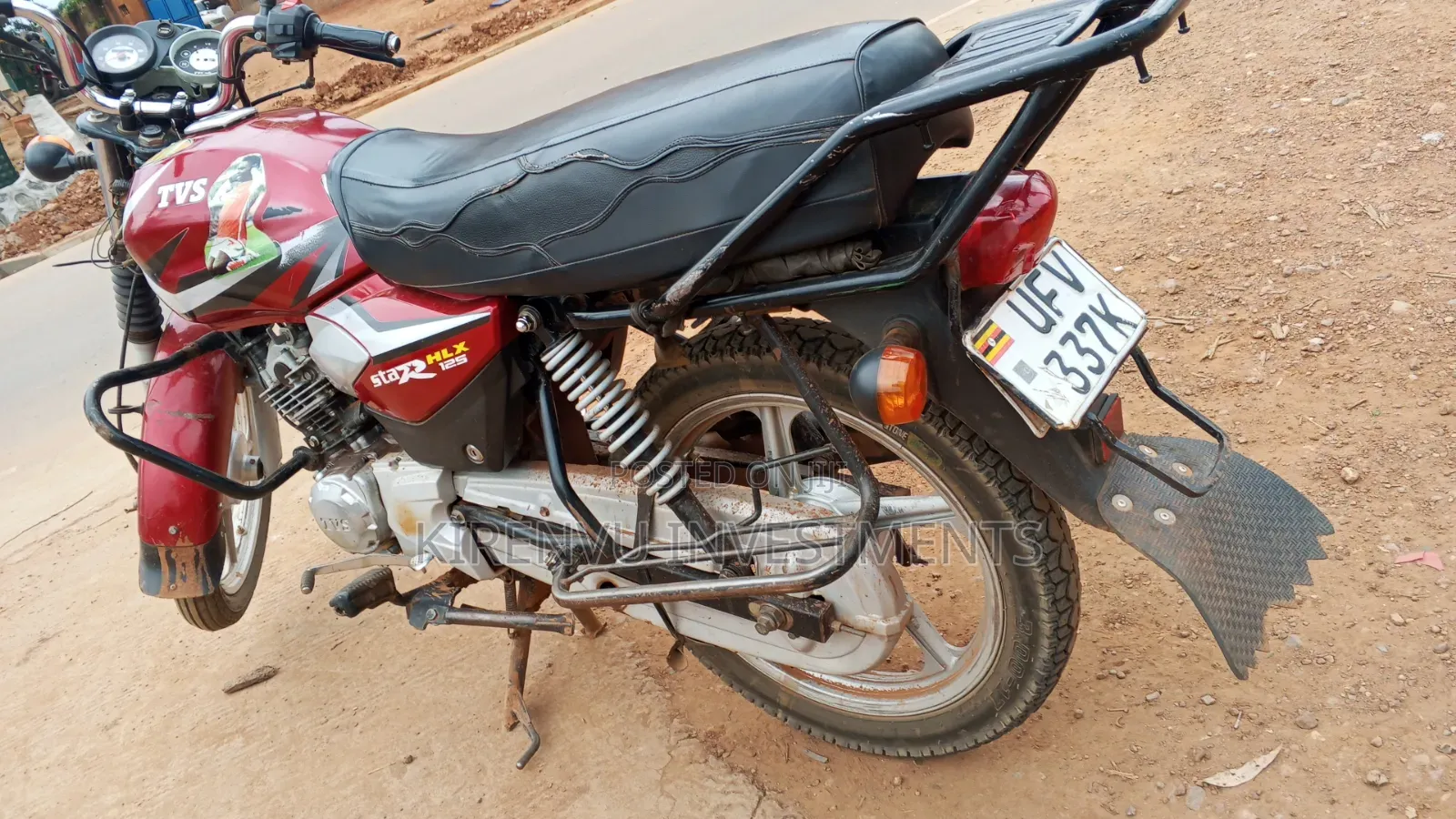 TVS HLX 125 2018 Red