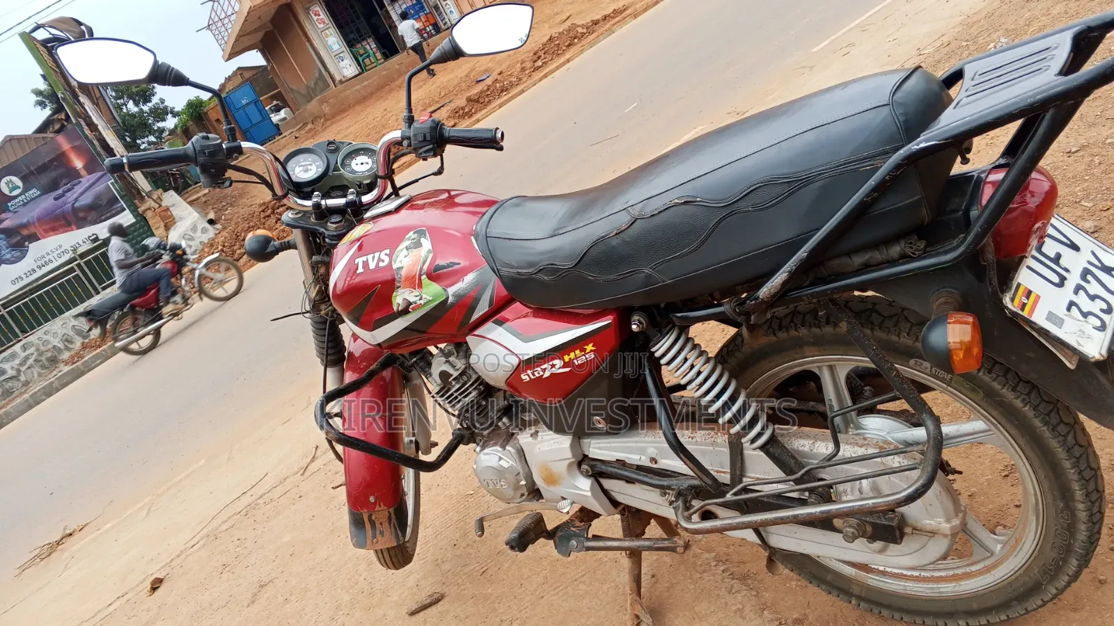 TVS HLX 125 2018 Red