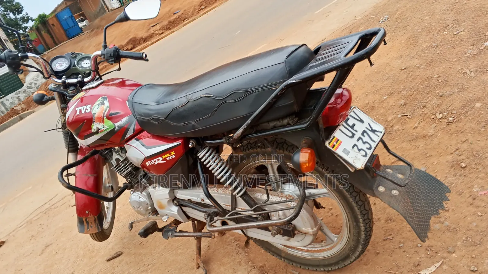 TVS HLX 125 2018 Red