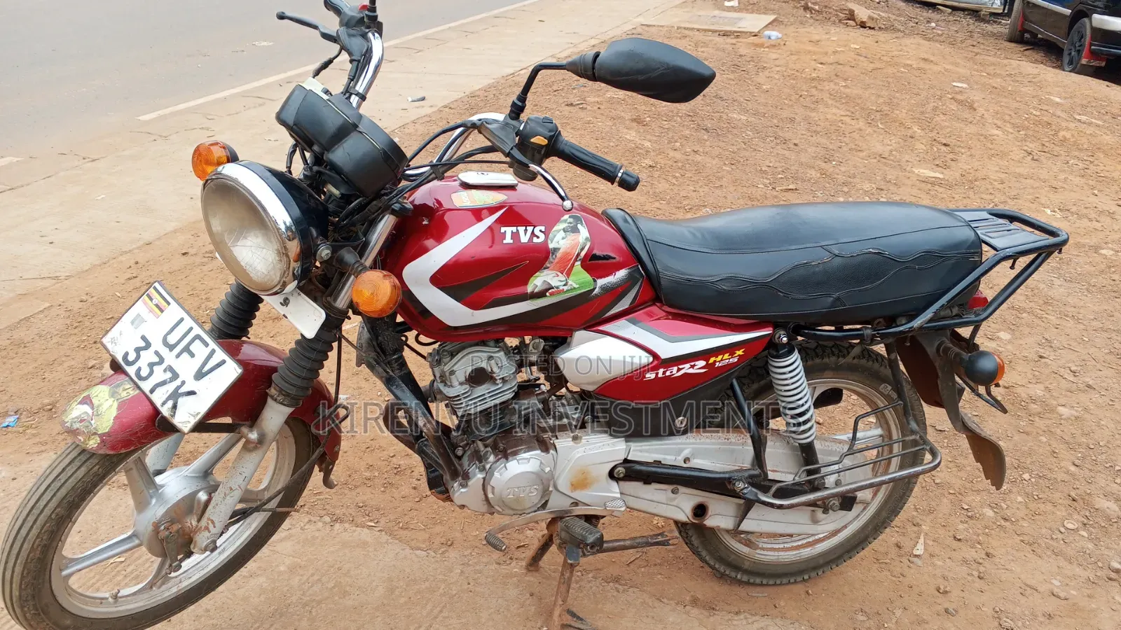 TVS HLX 125 2018 Red