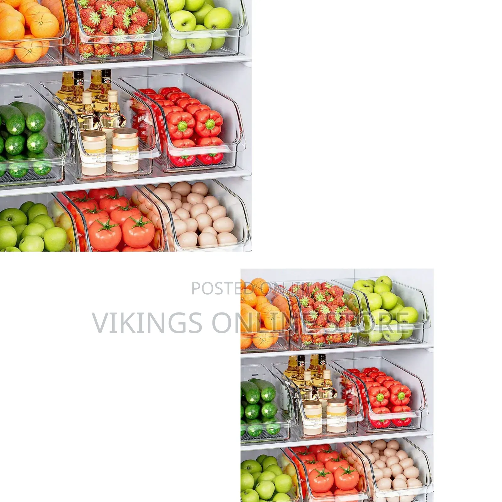 Fridge Storage Containers (Big Size)