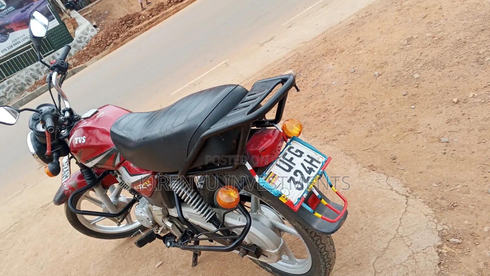 TVS HLX 125 2018 Red
