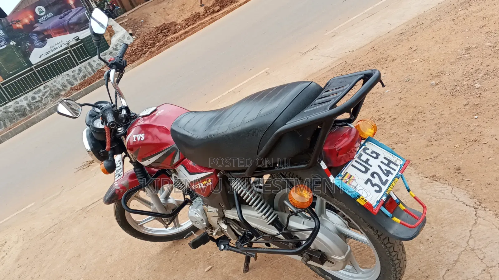 TVS HLX 125 2018 Red