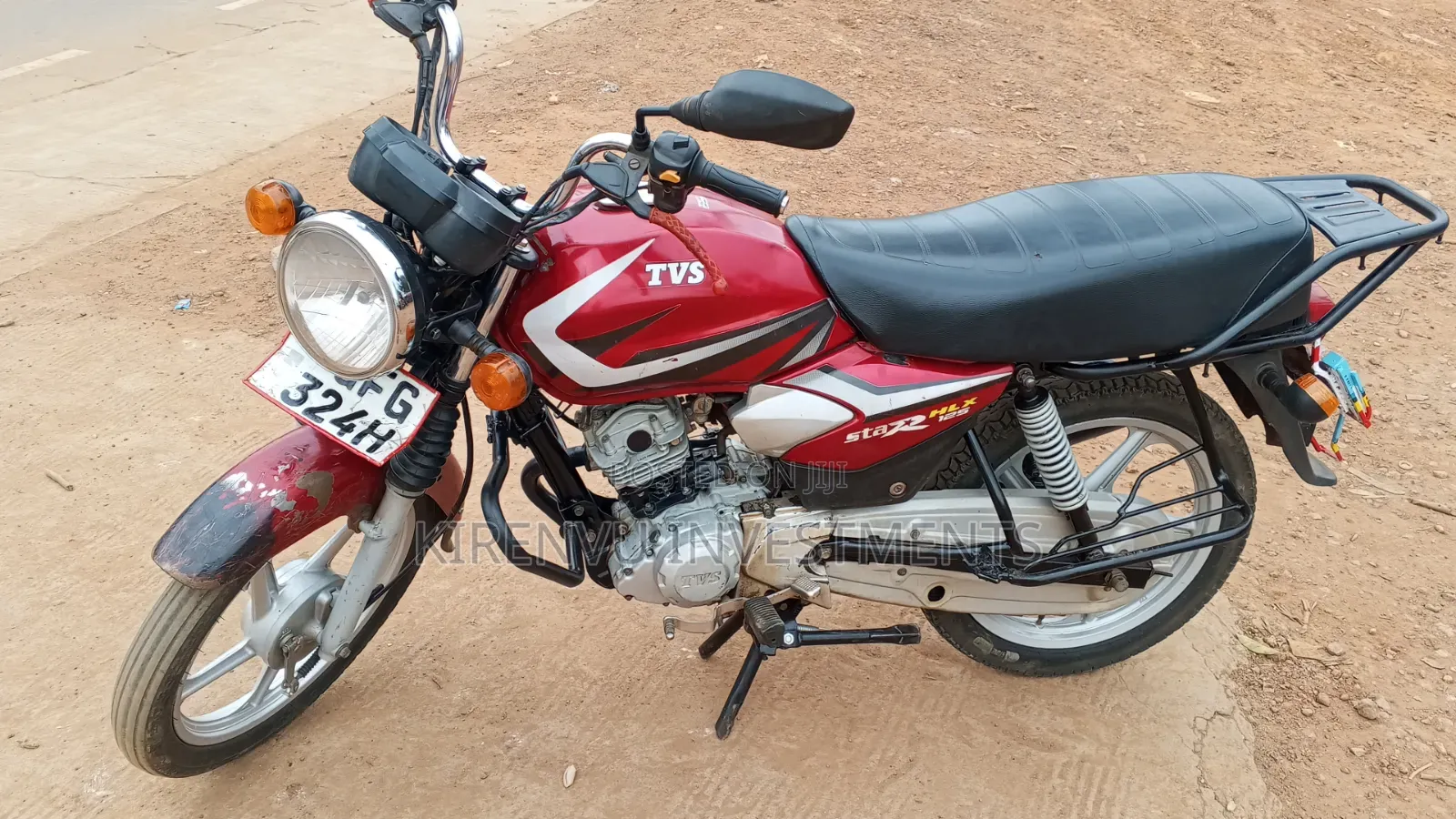 TVS HLX 125 2018 Red
