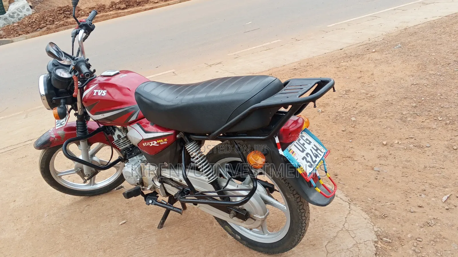 TVS HLX 125 2018 Red