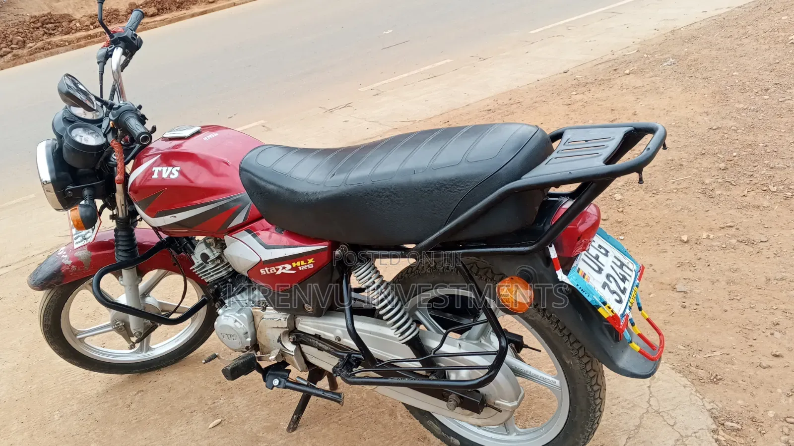 TVS HLX 125 2018 Red