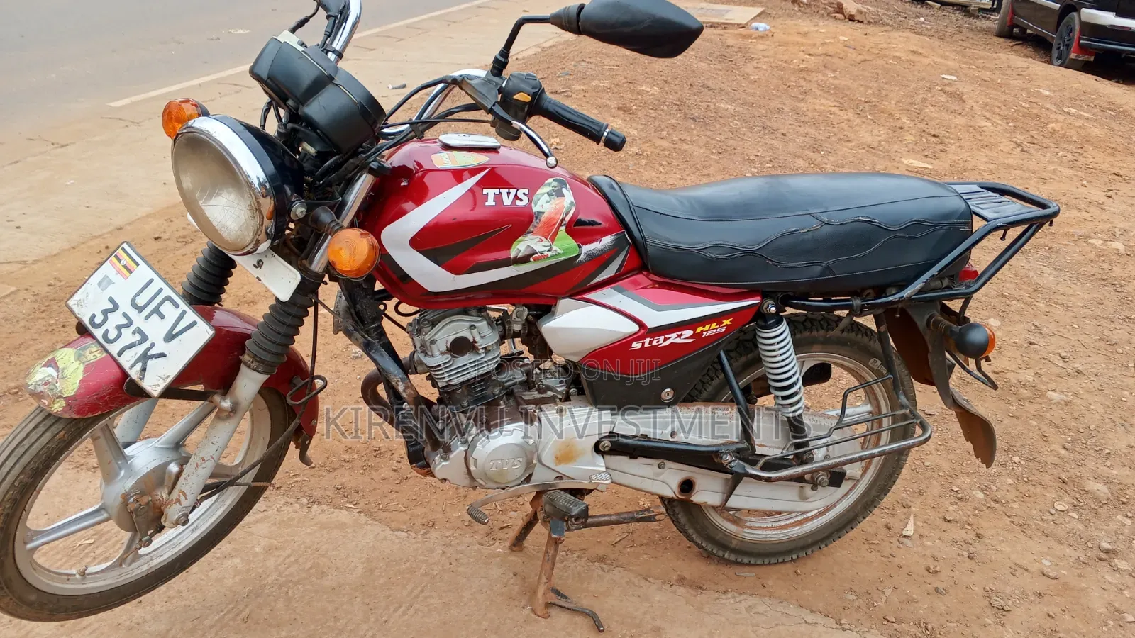 TVS HLX 125 2018 Red