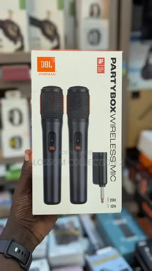 JBL Partybox Wireless Microphone New Model With Rechargeable Battery