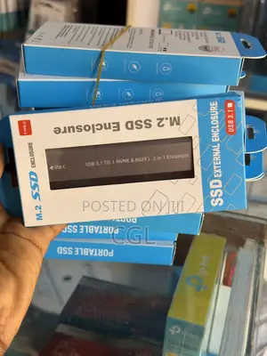 USB 3.1 2in1 Nvme and NGFF M2 Enclosure Type C M.2 External Casing