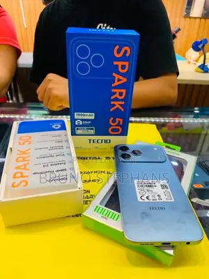 New Tecno Spark 50 128 GB Silver