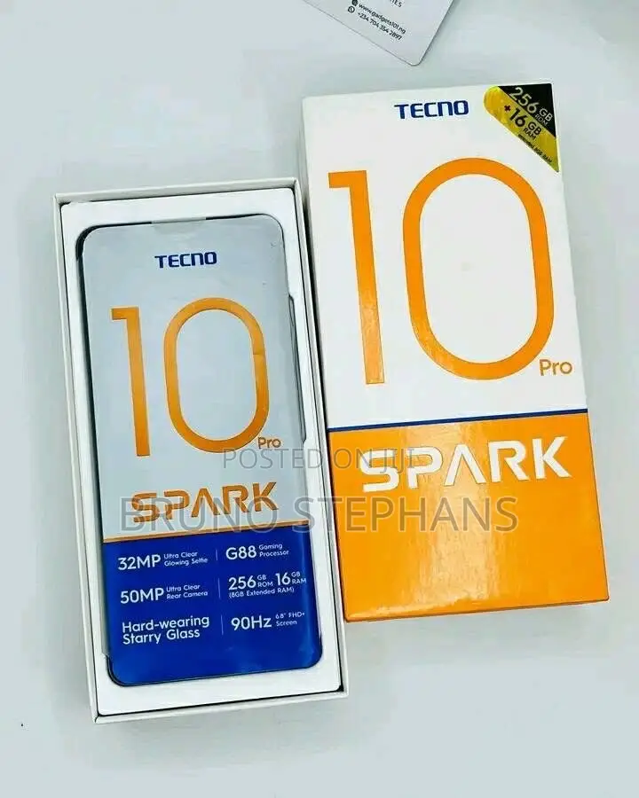 New Tecno Spark 10 Pro 128 GB Black