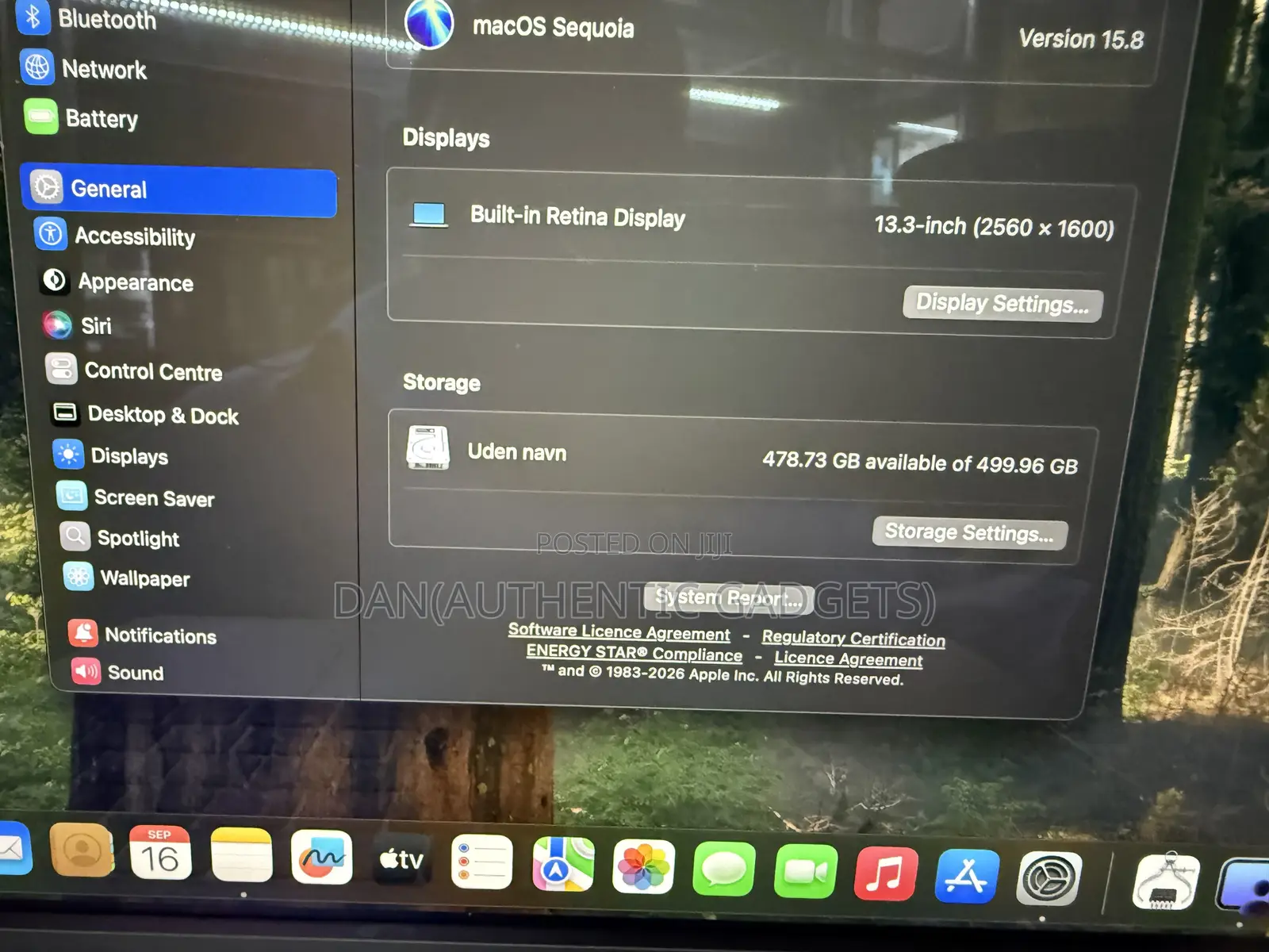 Laptop Apple MacBook Pro 2019 16GB Intel Core i7 SSD 512GB