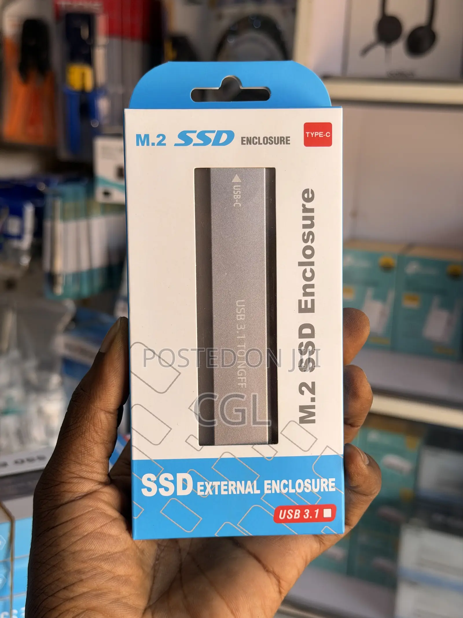 USB-C 3.1 to NGFF M.2 SSD External Enclosure Type C SSD Casing