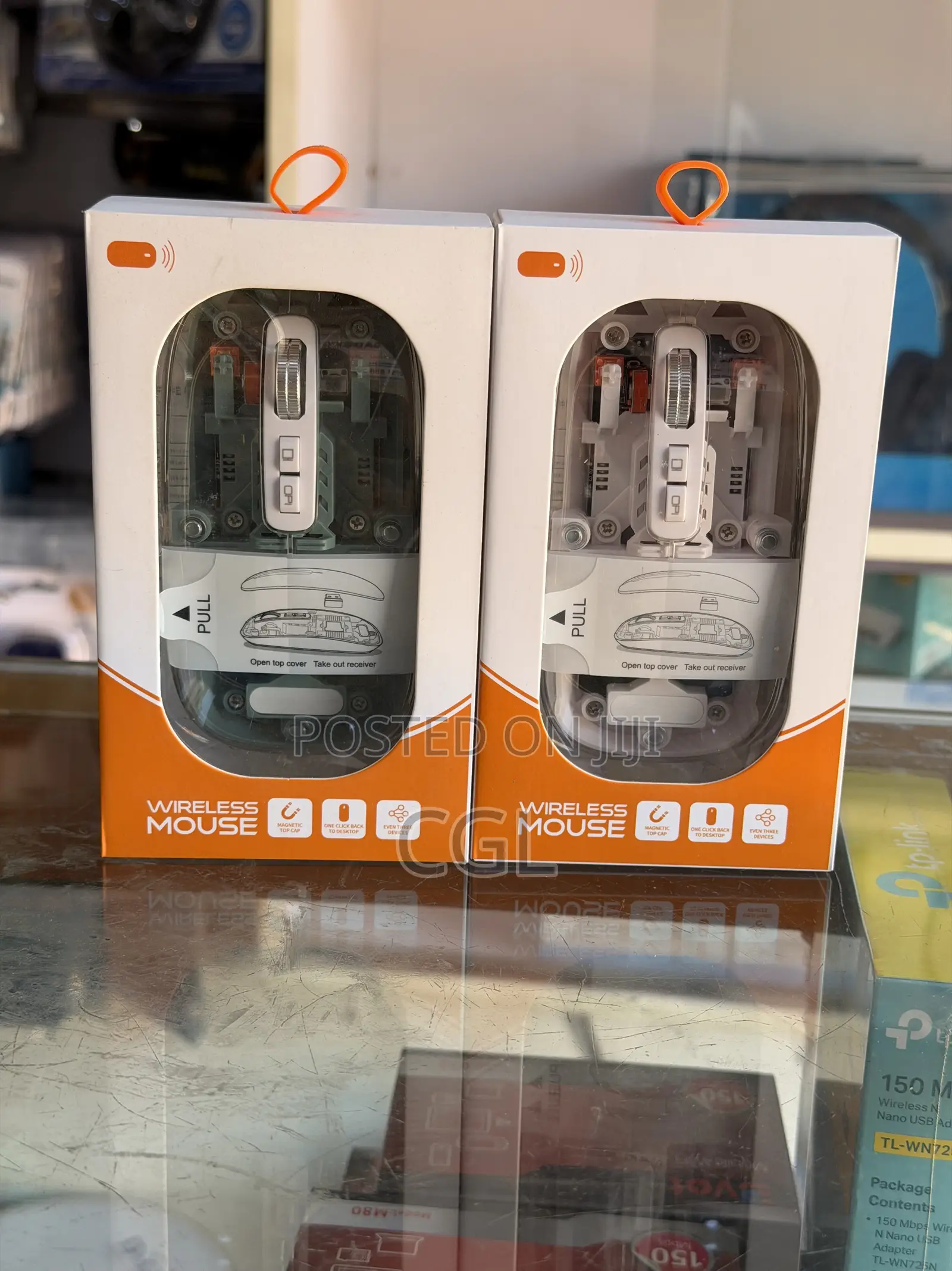 Rechargeable Transparent Wireless Mouse