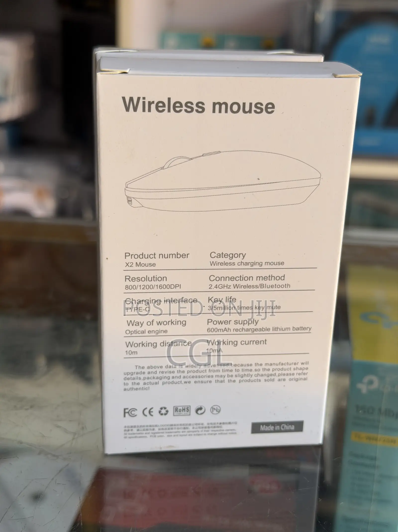 Rechargeable X2 Wireless Mouse