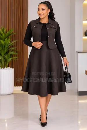 Decent Office Wear Round Dress Coat