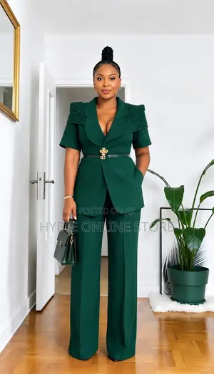 Floral Arms Suit Two Piece