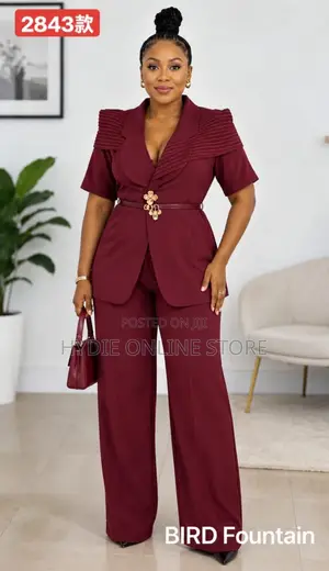 Floral Arms Suit Two Piece