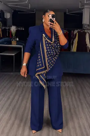 Scarf Blazer Two Piece