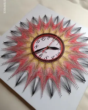 String Art Wall Clock