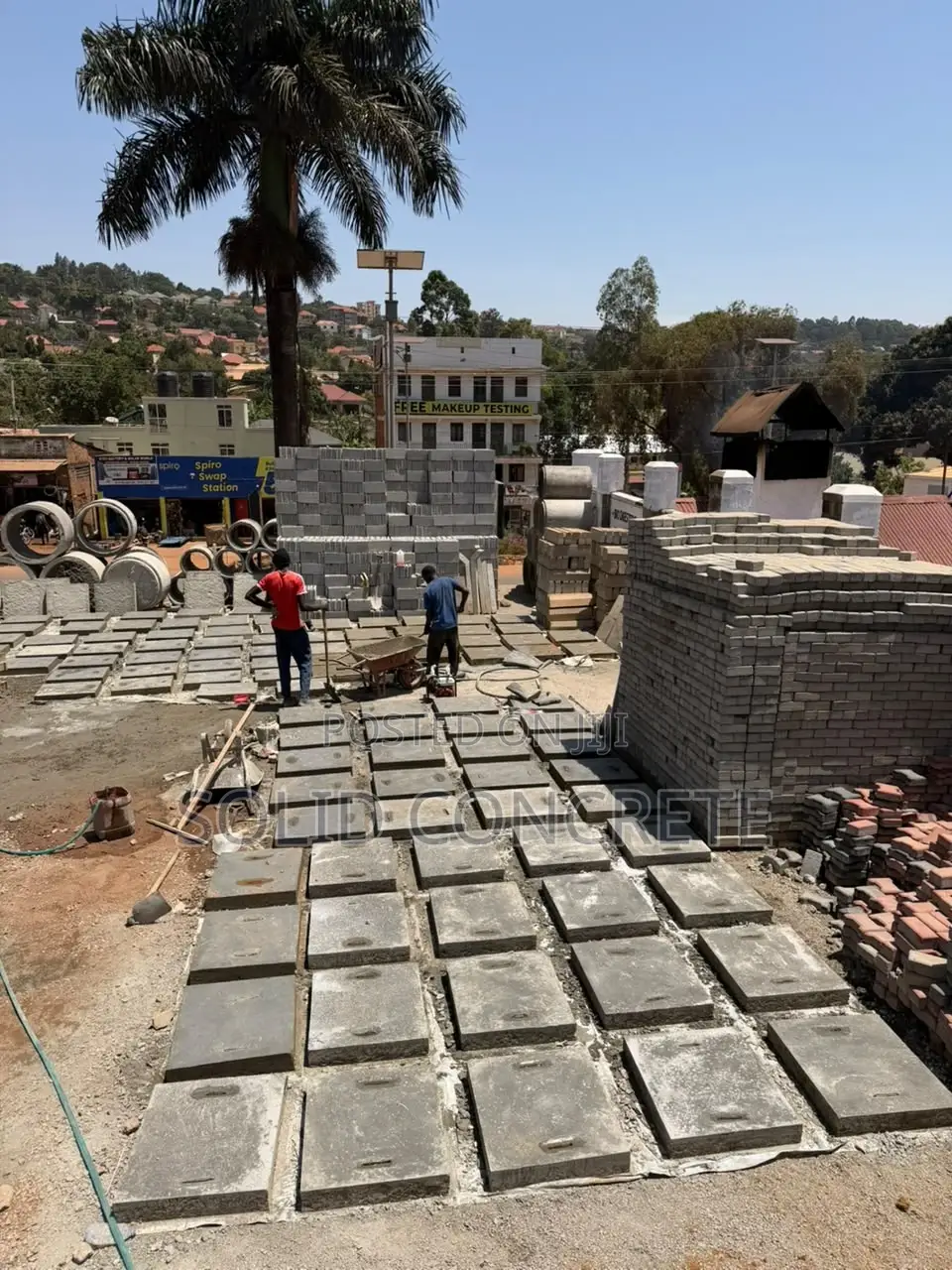 Solid Concrete Seguku-Entebbe Rd. For All Your Building Materials 0730