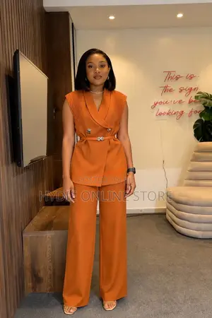 Armless Blazer Suit Two Piece