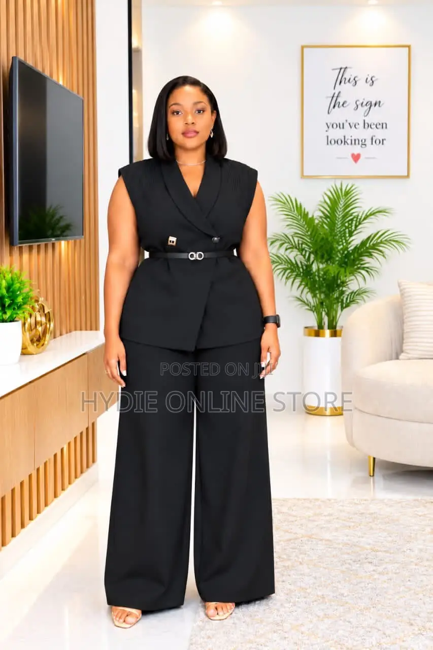 Armless Blazer Suit Two Piece