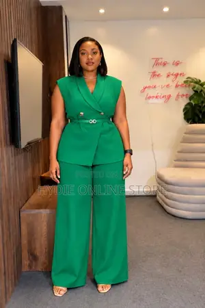 Armless Blazer Suit Two Piece