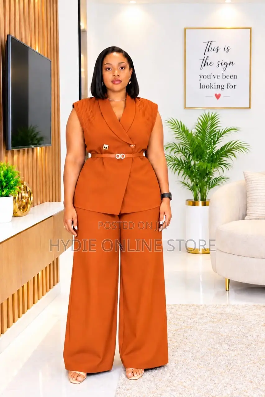 Armless Blazer Suit Two Piece