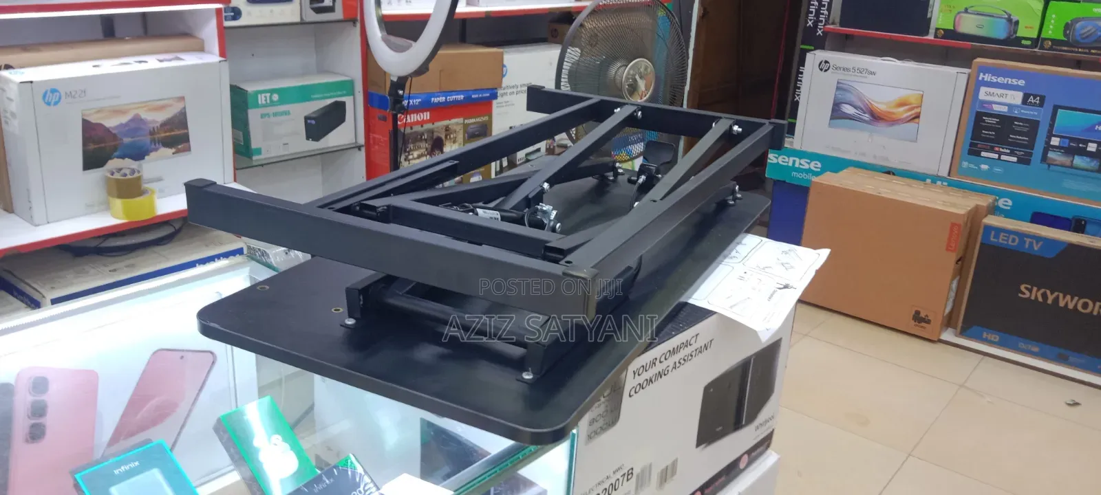 Deak Converter Sit Stand Desk Table Workstation Fits Dual Monitor