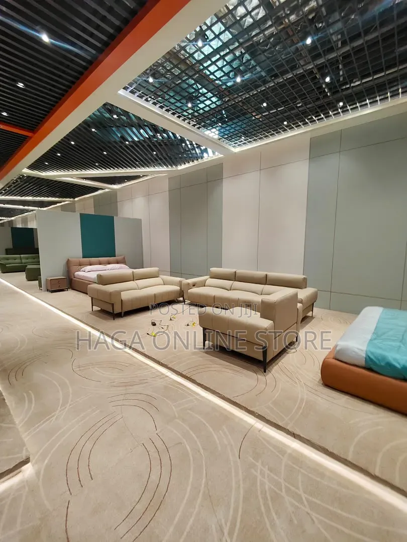 Electric Recliner Leather Sofa