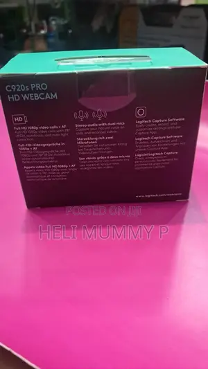 Logitech C920s Pro HD Webcamera