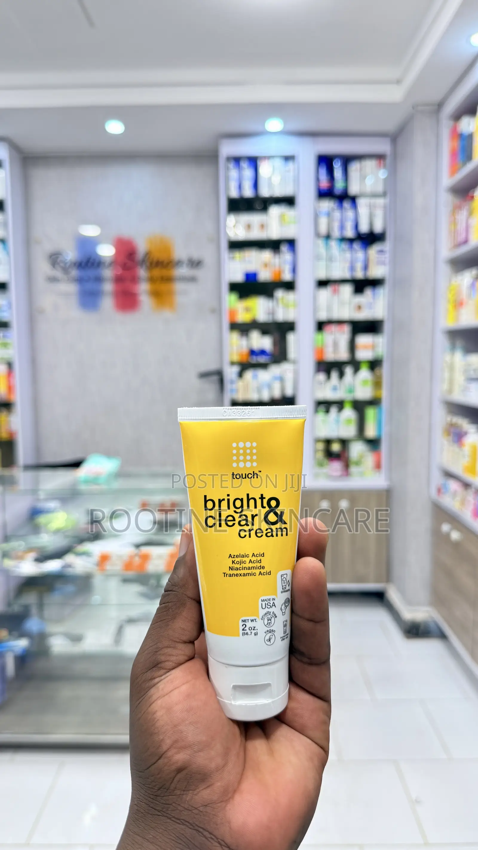 Touch Bright Clear Cream With Kojic, Azelaic,Tranexamic Cream 56.7g
