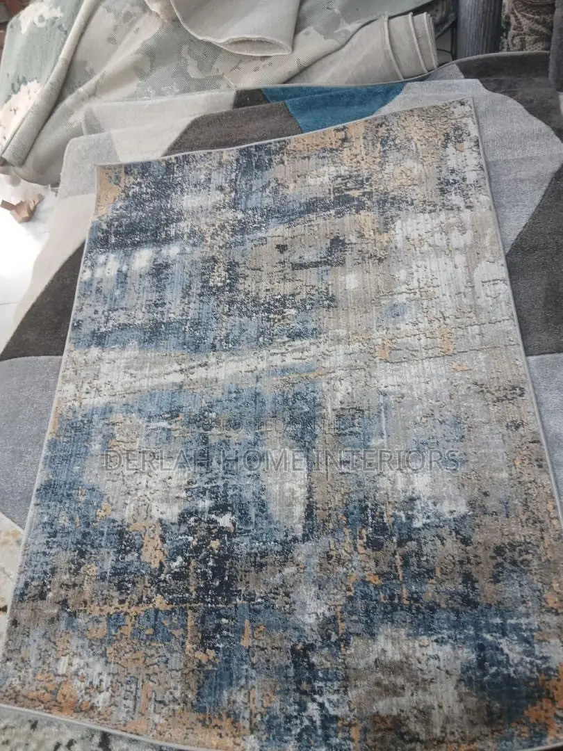 Paris Carpet Blue 'Brown Grey '