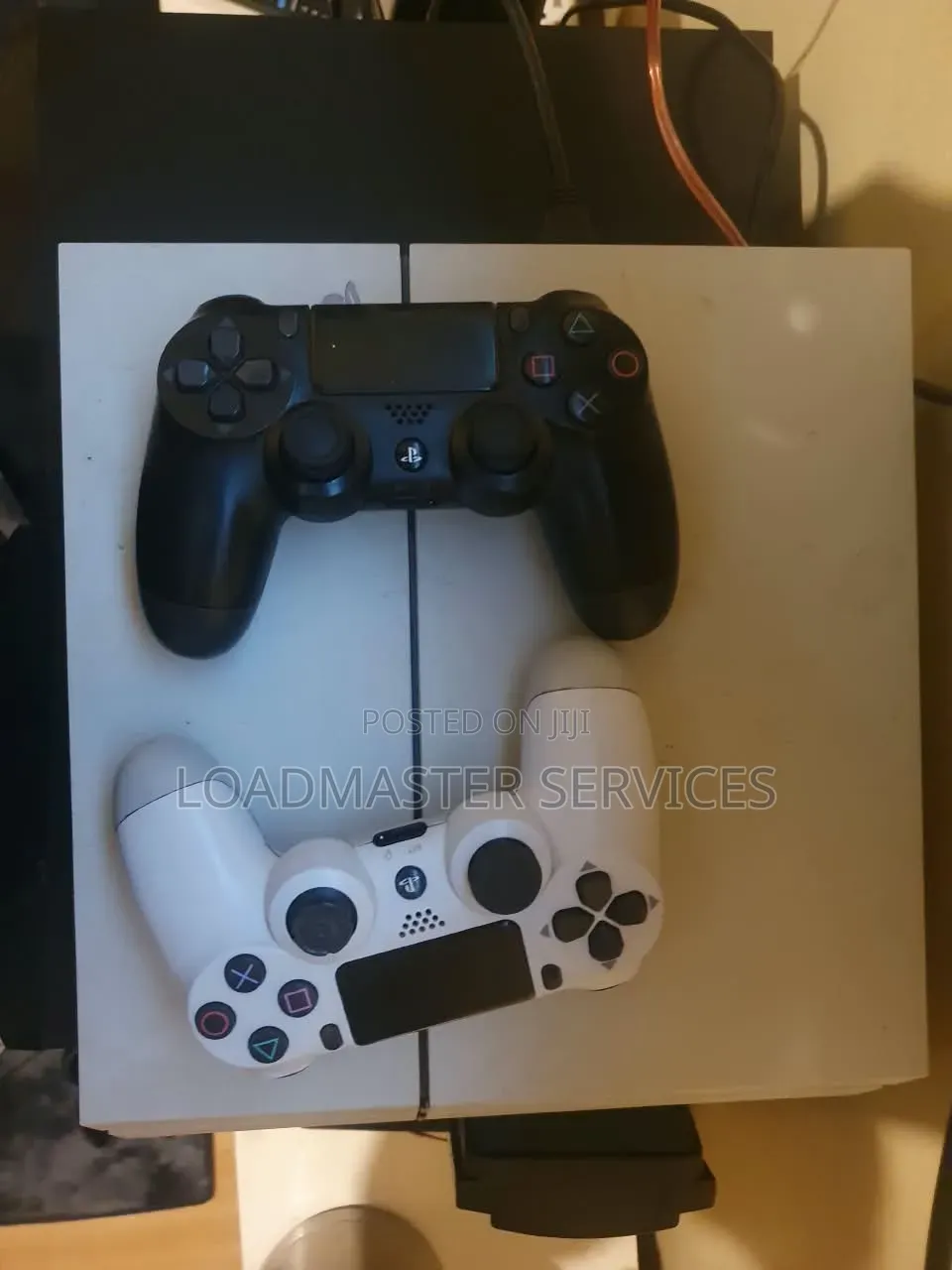 PS4 Console Big With 2 Controllers Chipped