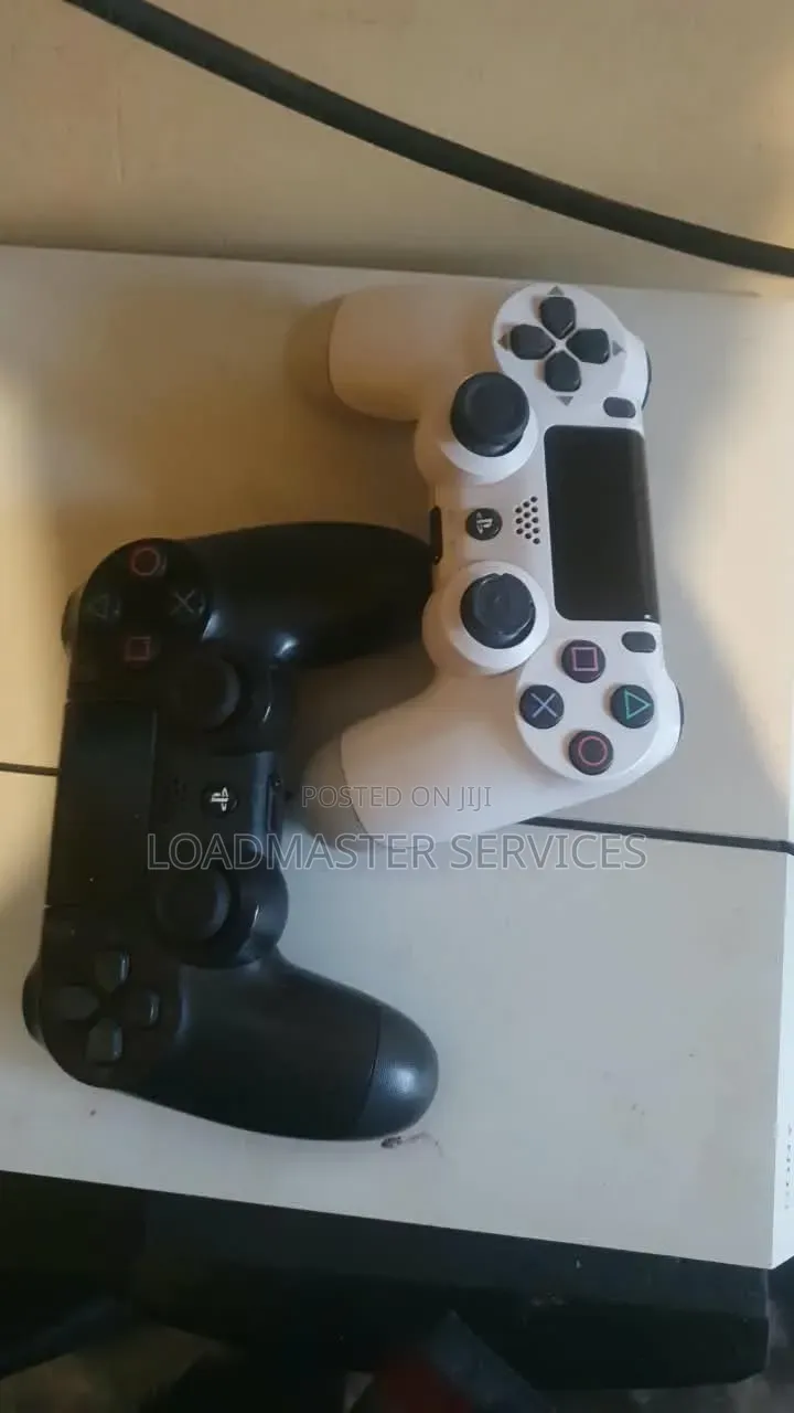 PS4 Console Big With 2 Controllers Chipped