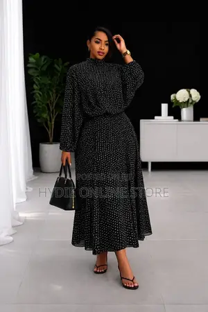 Dotted Skirt Two Piece