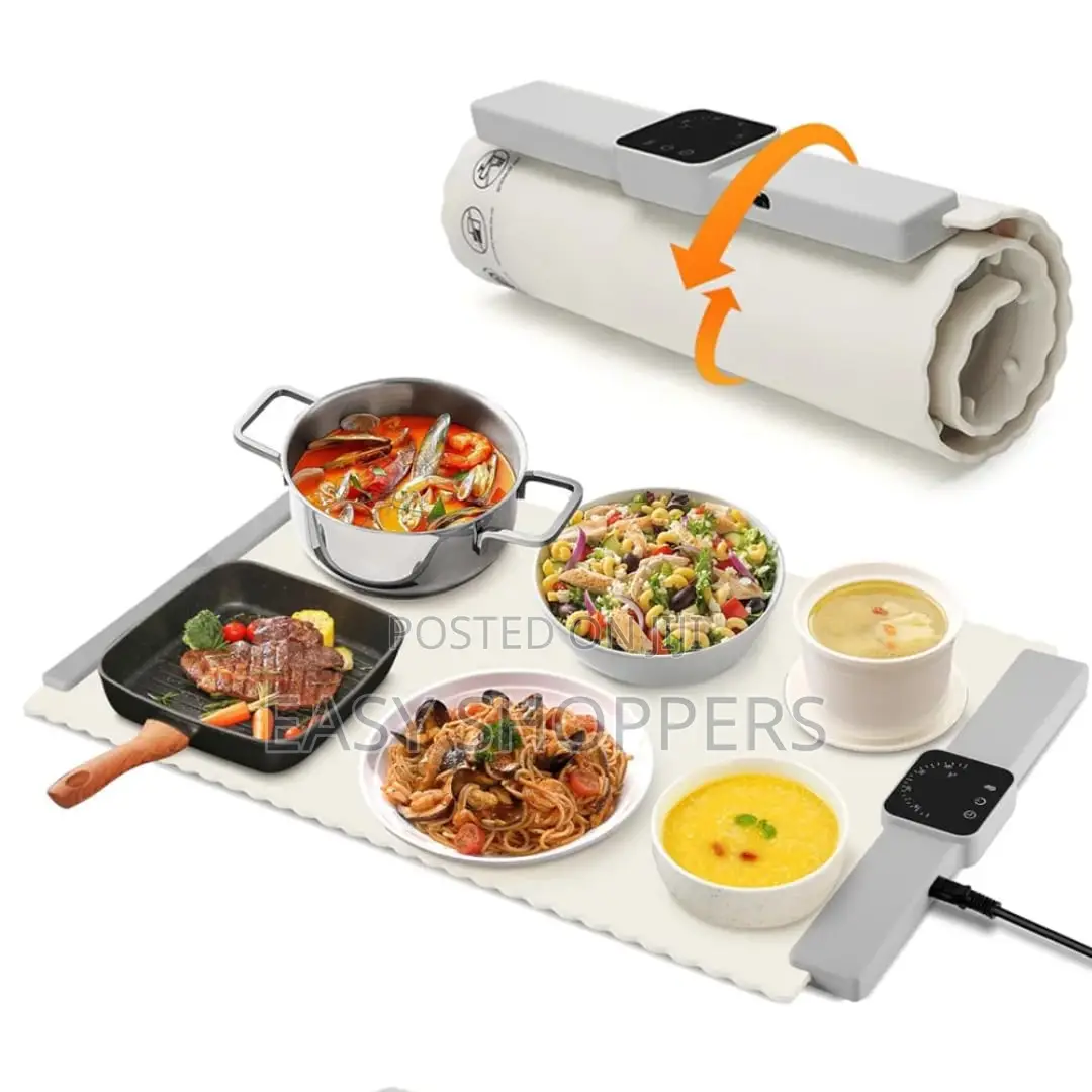 Rollable Electric Food Warming Tray Mat Keep Your Meals Hot