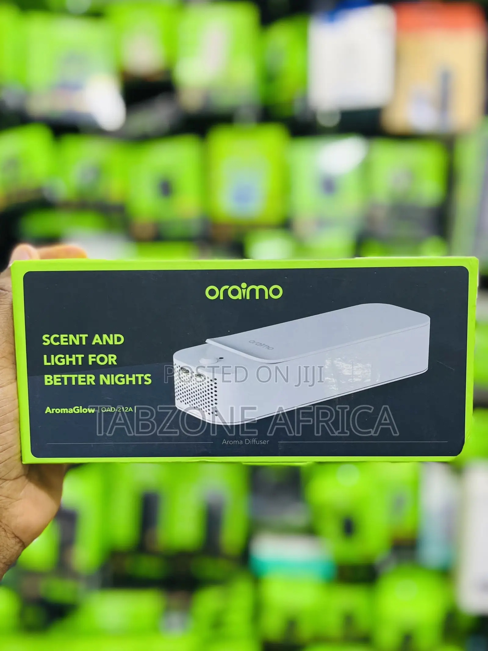Oraimo AromaGlow Waterless Aroma Diffuser Light Up the Night