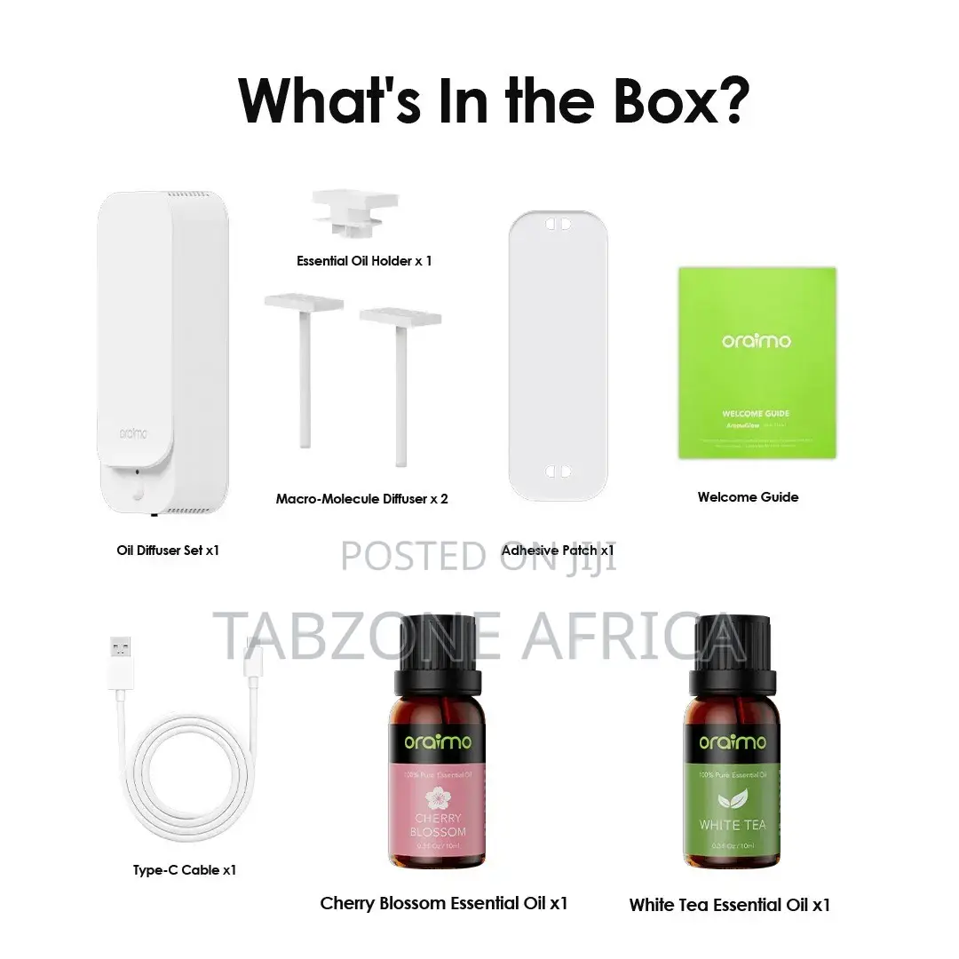 Oraimo AromaGlow Waterless Aroma Diffuser Light Up the Night