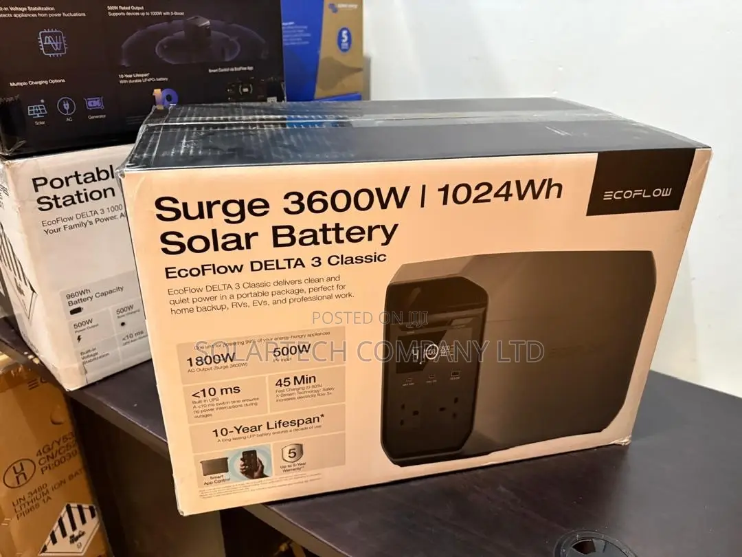 EcoFlow DELTA 3 Max 2400W 4800W Surge Power Station – 5Y