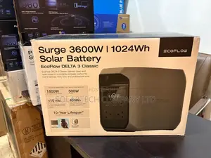 EcoFlow DELTA 3 Max 2400W 4800W Surge Power Station – 5Y