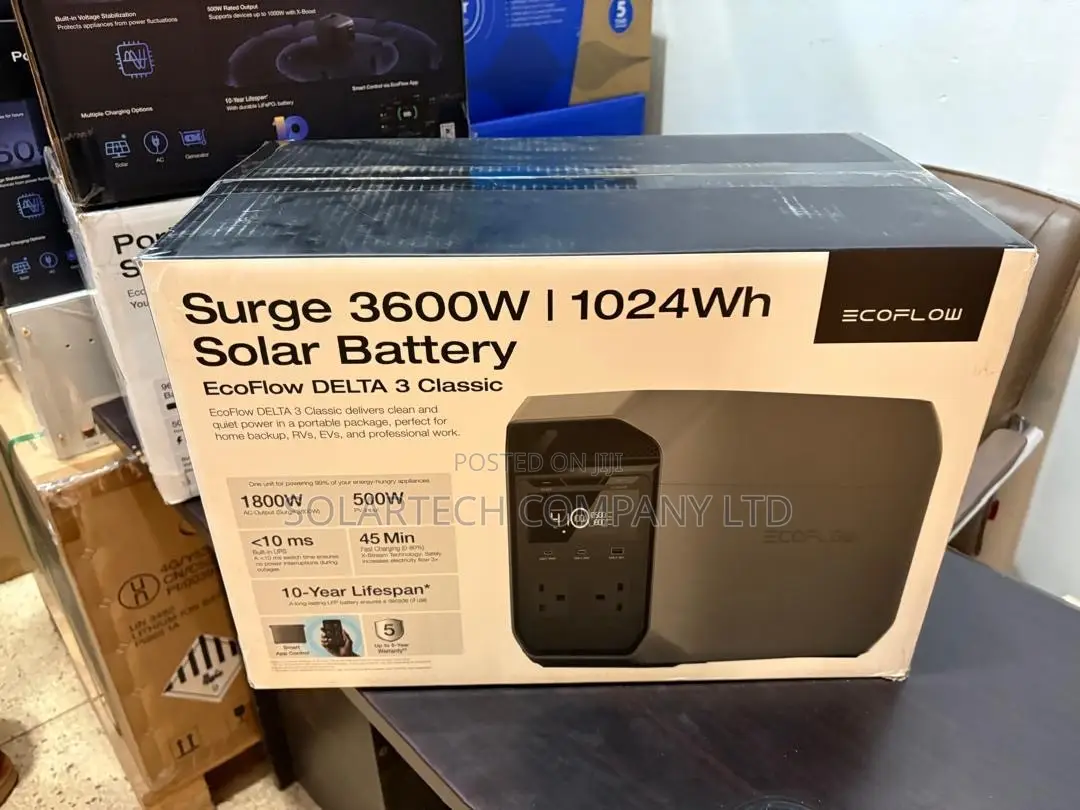 40Ah EcoFlow DELTA 3 Max 2400W UPS Backup Power