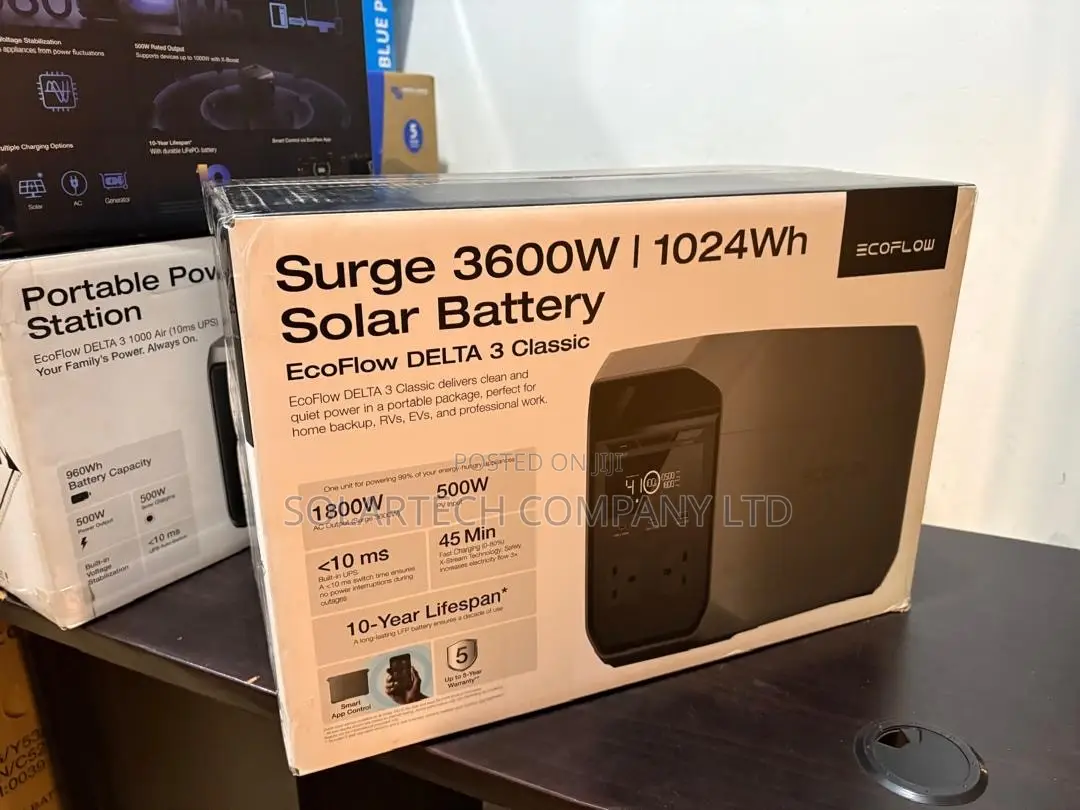 2048Wh EcoFlow DELTA 3 Max Heavy Duty Solar Battery Power Station
