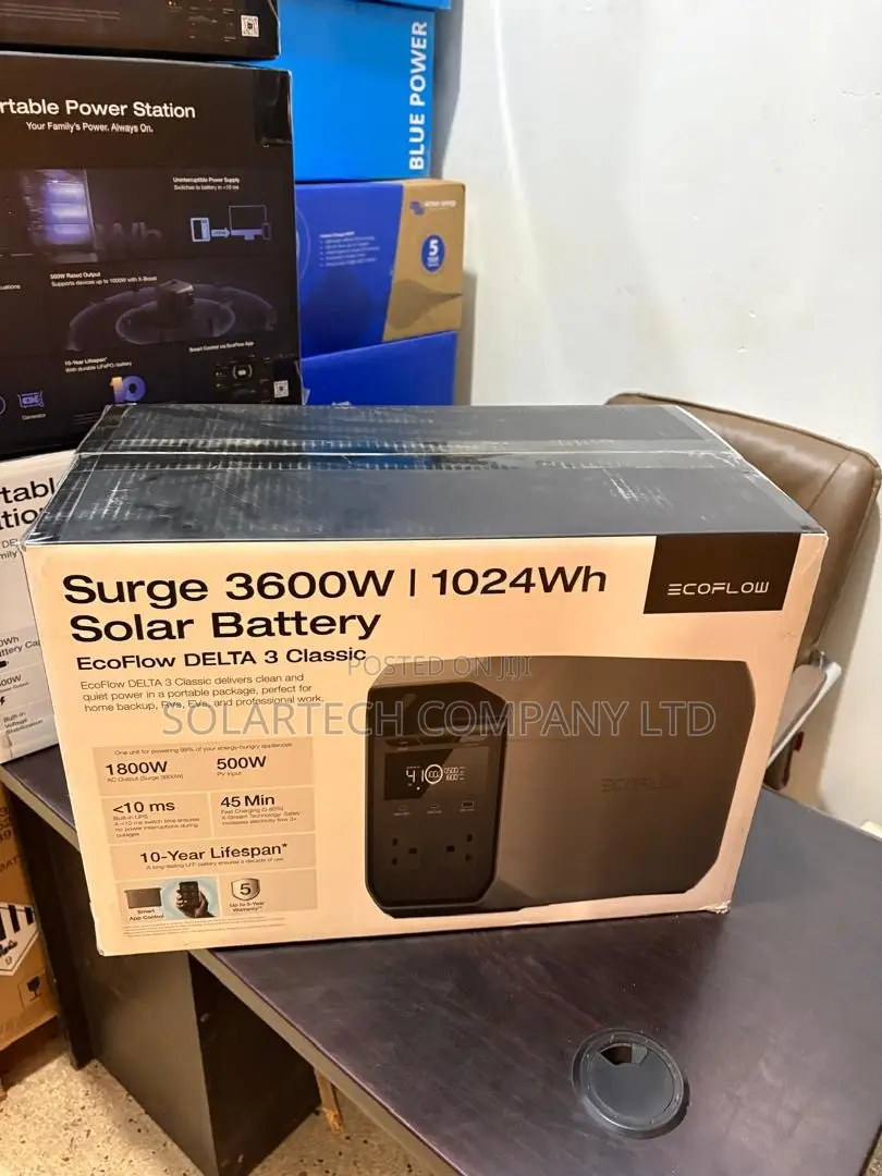 2048Wh EcoFlow DELTA 3 Max Heavy Duty Solar Battery Power Station
