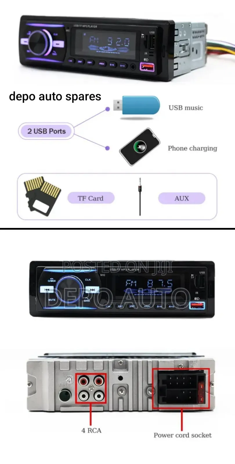 Car Universal Radio